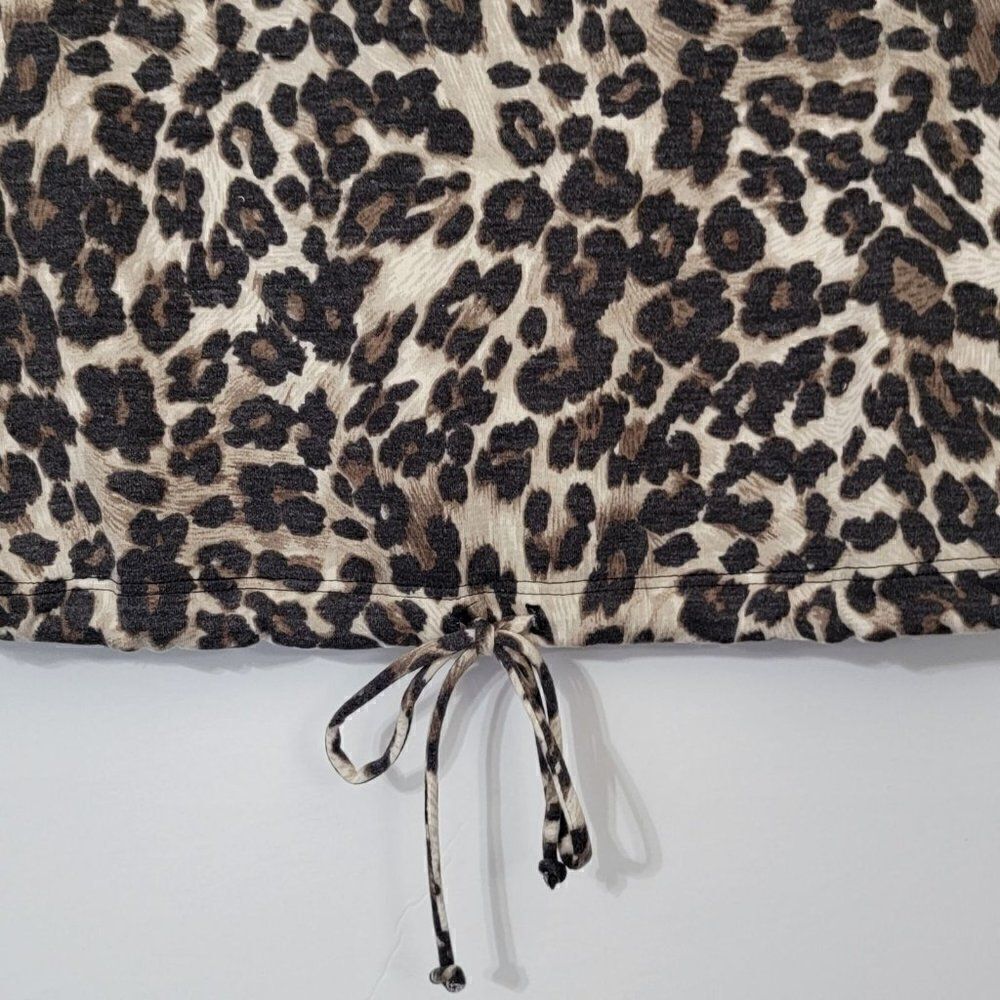 Socialite Printed Pullover Hoodie XS Leopard Print - Picture 4 of 7